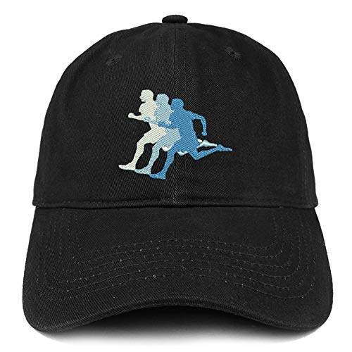 Trendy Apparel Shop Runner Embroidered Soft Crown 100% Brushed Cotton Cap