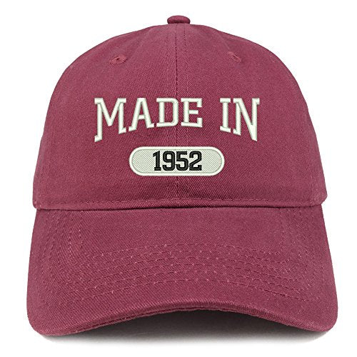 Trendy Apparel Shop Made in 1951 Embroidered 69th Birthday Brushed Cotton Cap