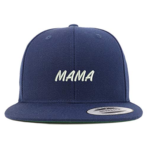 Trendy Apparel Shop Mama Structured Flatbill Snapback Cap