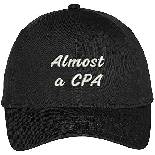 Trendy Apparel Shop Almost A CPA Embroidered Adjustable Snapback Baseball Cap