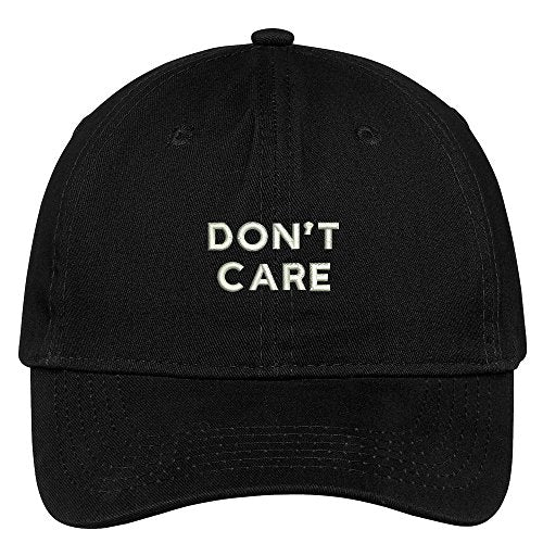 Trendy Apparel Shop Care Embroidered 100% Quality Brushed Cotton Baseball Cap
