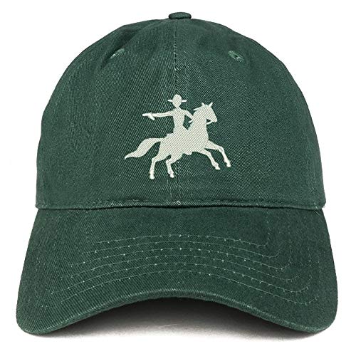 Trendy Apparel Shop Shooting Cowboy Soft Crown 100% Brushed Cotton Cap