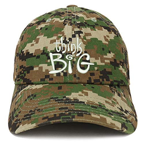 Trendy Apparel Shop Think Big Embroidered Unstructured Cotton Dad Hat