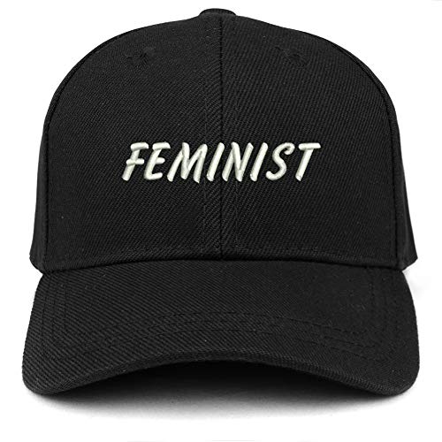 Trendy Apparel Shop Feminist Embroidered Youth Size Kids Structured Baseball Cap
