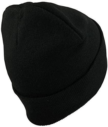 Trendy Apparel Shop Vietnam Vet and Proud of It Pow Mia 3D Embroidered Winter Long Beanie - Black