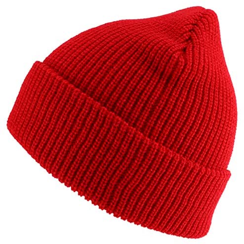 Trendy Apparel Shop Oversized Big Size Plain Ribbed Knit Cuff Long Beanie Hat