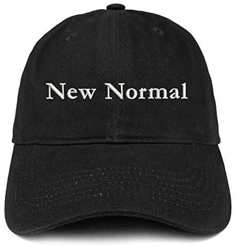 Trendy Apparel Shop New Normal Embroidered Soft Crown Cotton Cap