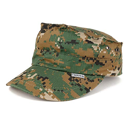 Trendy Apparel Shop Kid's Youth Size Military 8 Point Cover Trooper Patrol Cap
