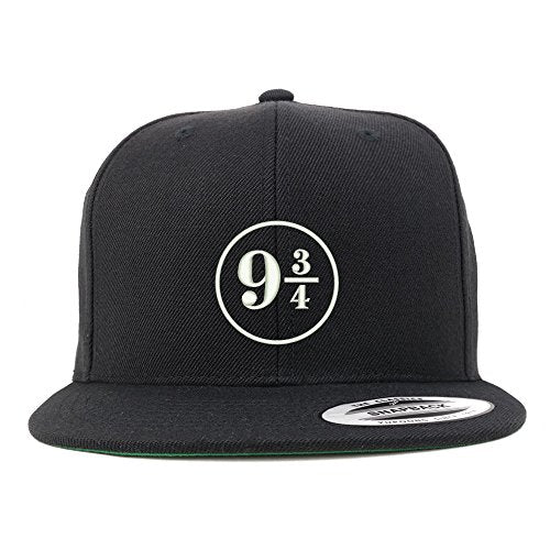 Trendy Apparel Shop Harry Platform Embroidered Flat Bill Snapback Baseball Cap