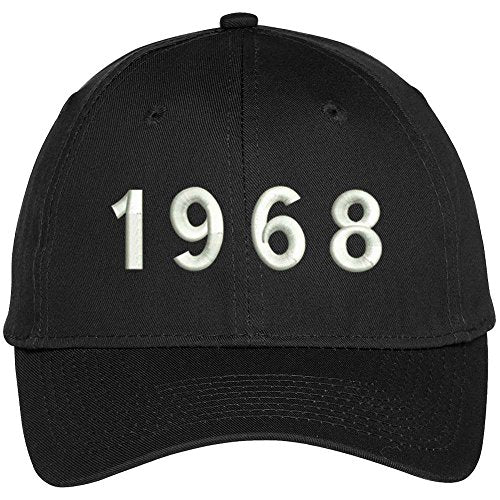 Trendy Apparel Shop 1968 Birth Year Embroidered Baseball Cap