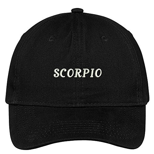 Trendy Apparel Shop Horoscopes Scorpio Embroidered Adjustable Cotton Cap