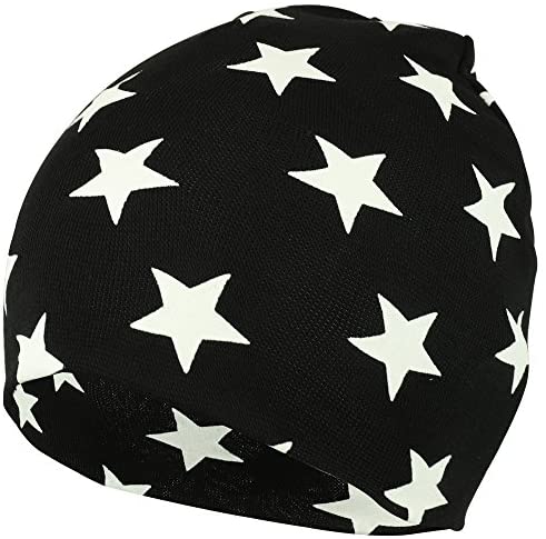 Trendy Apparel Shop Star All Over Printed Infant to Toddler Short Beanie