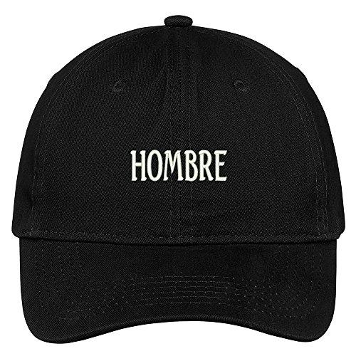 Trendy Apparel Shop Hombre Embroidered Low Profile Adjustable Cap Dad Hat