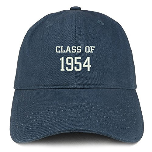 Trendy Apparel Shop Class of 1954 Embroidered Reunion Brushed Cotton Baseball Cap