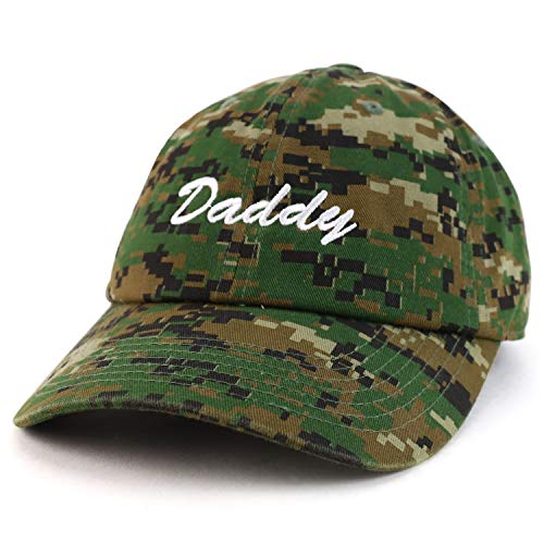 Trendy Apparel Shop Daddy Script Font Embroidered Low Profile Soft Cotton Baseball Cap