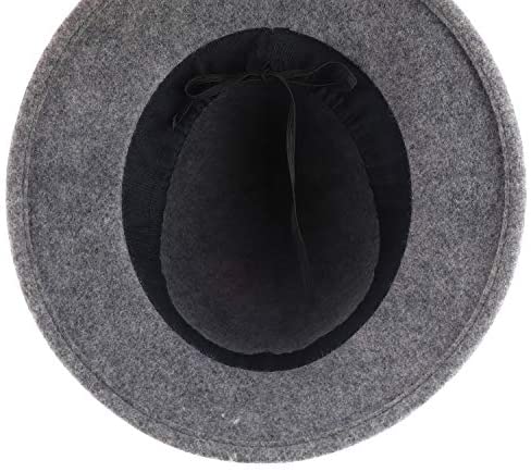 Trendy Apparel Shop Women's Wool Felt Leather Buckle Band Bucket Cloche Hat