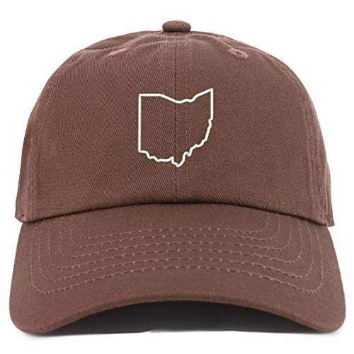 Trendy Apparel Shop Youth Ohio State Outline Adjustable Soft Crown Baseball Cap