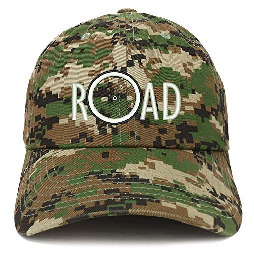 Trendy Apparel Shop Bicycle Road Embroidered Unstructured Cotton Dad Hat