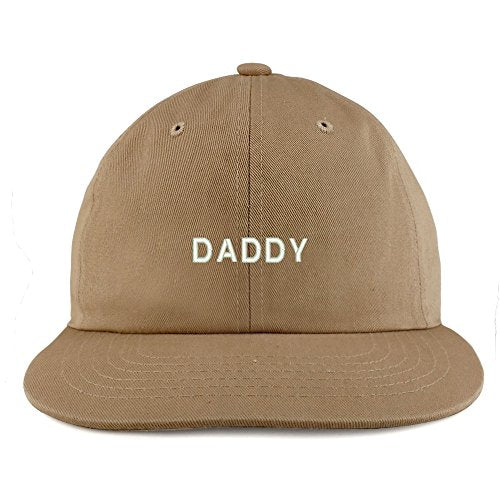 Trendy Apparel Shop Daddy Embroidered Unstructured Flatbill Adjustable Cap