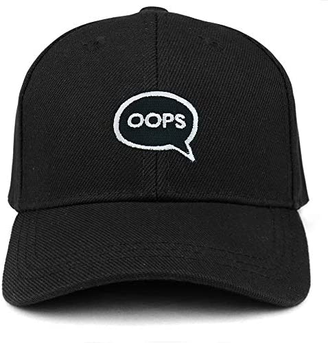 Trendy Apparel Shop Oops Patch Structured Youth Baseball Cap