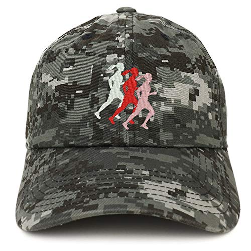 Trendy Apparel Shop Female Runner Embroidered Soft Crown 100% Brushed Cotton Cap