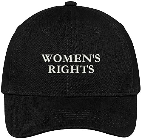 Trendy Apparel Shop Women's Rights Embroidered Brushed Cotton Dad Hat Cap
