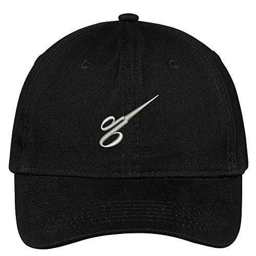 Trendy Apparel Shop Barbers Scissors Embroidered Cap Premium Cotton Dad Hat