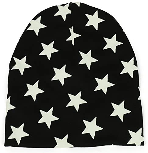 Trendy Apparel Shop Star All Over Printed Infant to Toddler Short Beanie