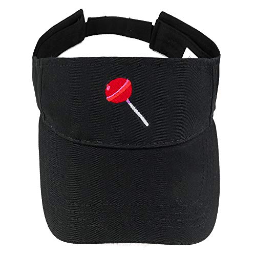 Trendy Apparel Shop Lollipop Patch Cotton Summer Visor Cap