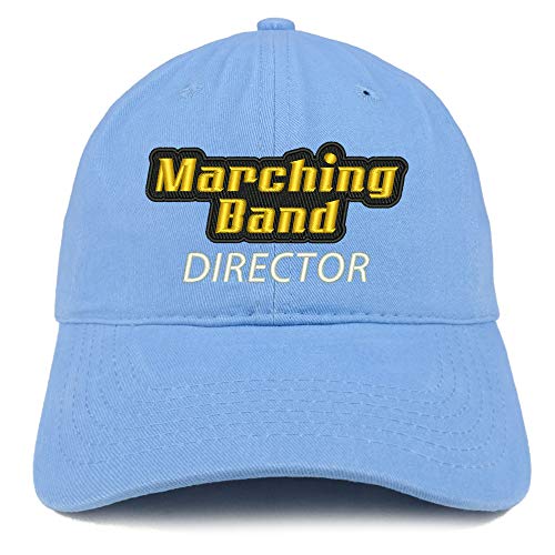 Trendy Apparel Shop Marching Band Director Embroidered Soft Crown 100% Brushed Cotton Cap