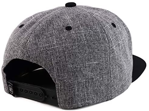 Trendy Apparel Shop Rodeo Patch Two Tone Flatbill Snapback Baseball Cap