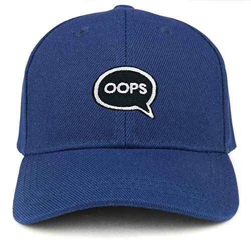 Trendy Apparel Shop Oops Patch Structured Youth Baseball Cap