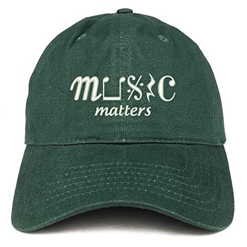 Trendy Apparel Shop Music Matter Embroidered Brushed Cotton Cap