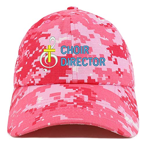Trendy Apparel Shop Choir Director Embroidered Soft Crown 100% Brushed Cotton Cap