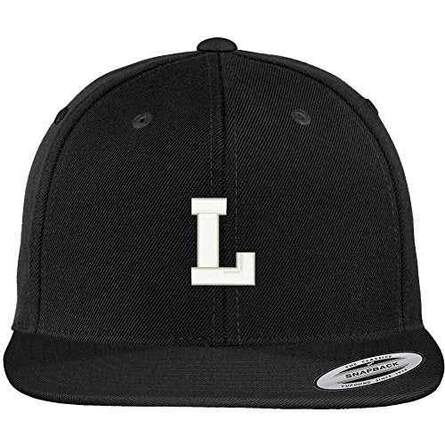 Trendy Apparel Shop Letter L Collegiate Varsity Font Initial Embroidered Baseball Cap