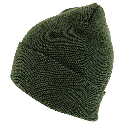 Trendy Apparel Shop Made in USA Winter Cuff Folded Long Beanie