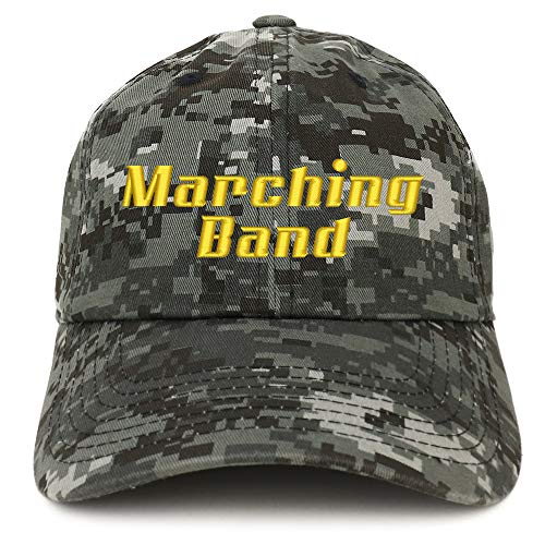 Trendy Apparel Shop Marching Band Embroidered Soft Crown 100% Brushed Cotton Cap