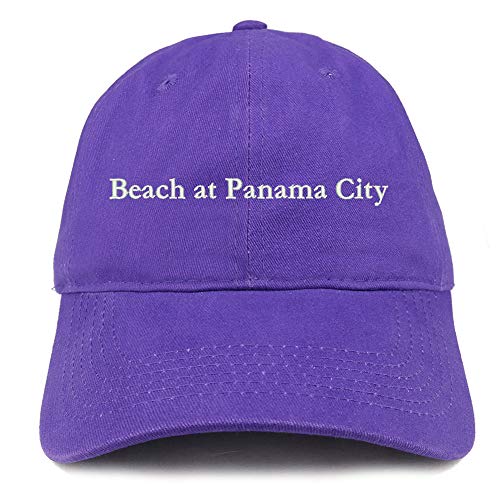Trendy Apparel Shop Beach at Panama City Embroidered Brushed Cotton Cap