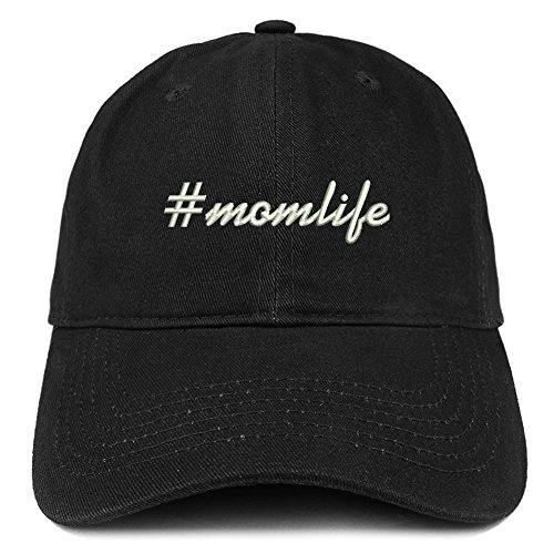 Trendy Apparel Shop Hashtag Momlife Embroidered Low Profile Adjustable Cap Dad Hat