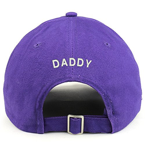 Trendy Apparel Shop Daddy (Back) Embroidered 100% Cotton Dad Hat
