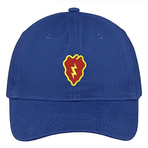 Trendy Apparel Shop 25th Infantry Embroidered Low Profile Soft Cotton Brushed Baseball Cap