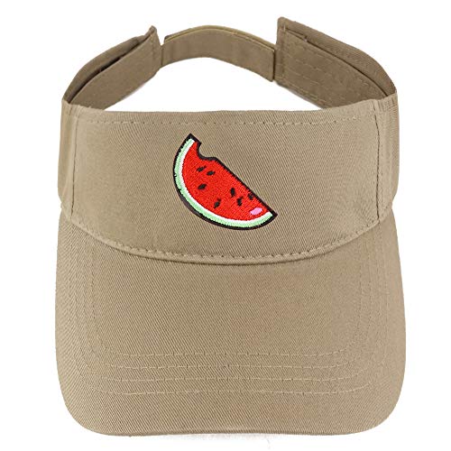 Trendy Apparel Shop Watermelon Patch Cotton Summer Visor Cap
