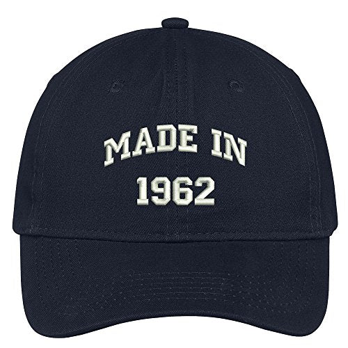 Trendy Apparel Shop Made in 1962-57th Birthday Embroidered Brushed Cotton Baseball Cap