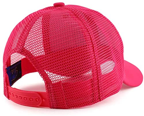 Trendy Apparel Shop High Fequency Queen Patch Trucker Mesh Baseball Cap