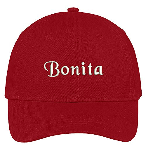 Trendy Apparel Shop Bonita Embroidered 100% Quality Brushed Cotton Baseball Cap