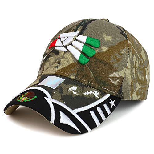 Trendy Apparel Shop Hecho en Mexico Eagle 3D Embroidered Designed Bill Cap