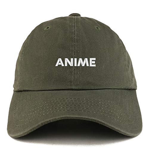 Trendy Apparel Shop Anime Solid Adjustable Unstructured Dad Hat