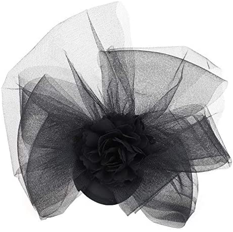 Trendy Apparel Shop Women's Mesh Flower Decorated Fashion Fascinator