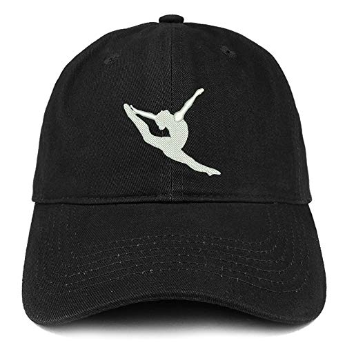 Trendy Apparel Shop Gymnast Embroidered Soft Crown 100% Brushed Cotton Cap