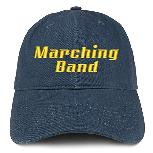 Trendy Apparel Shop Marching Band Embroidered Soft Crown 100% Brushed Cotton Cap